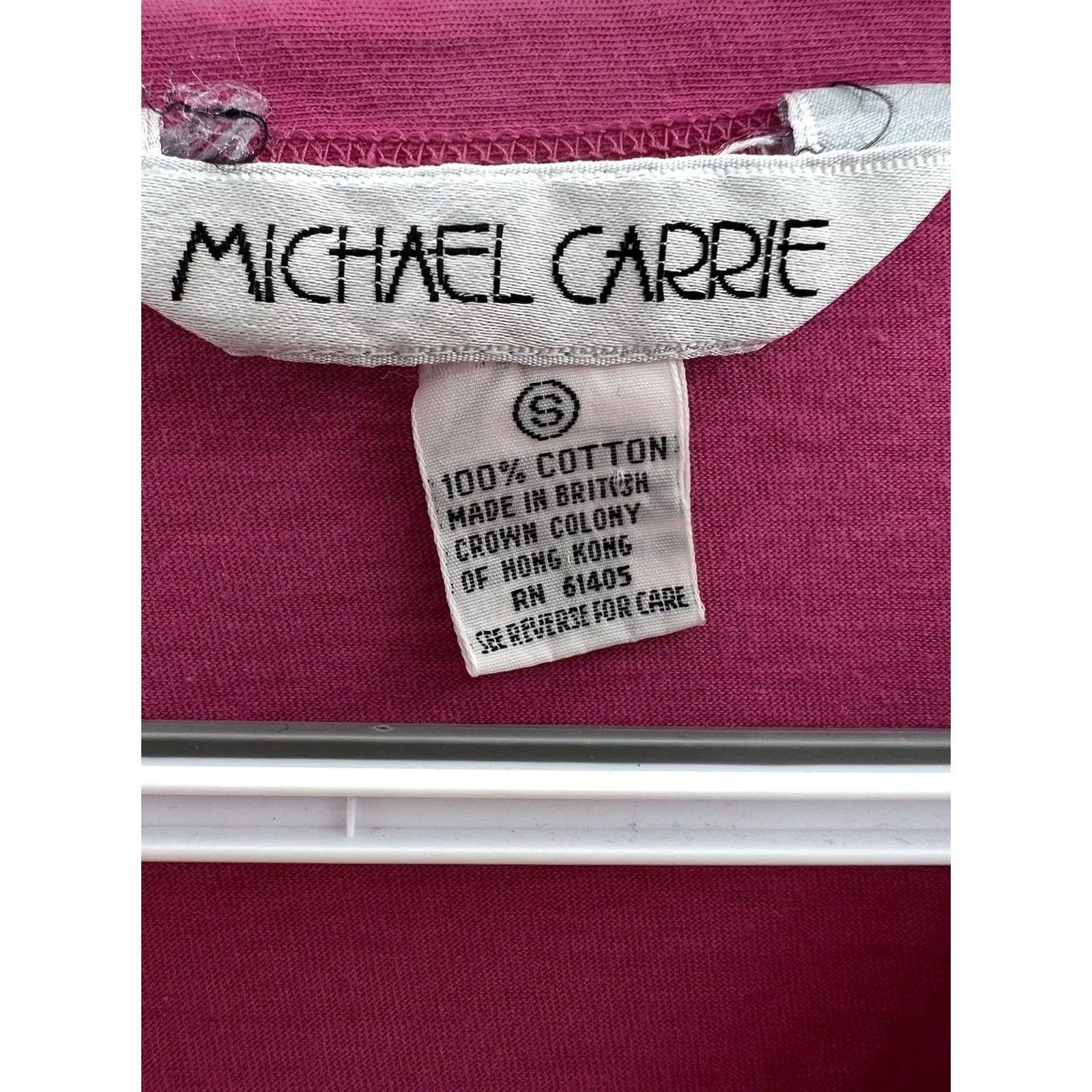 Vintage VINTAGE Womens Michael Carrie Shirt Size Small Pink Short Sleeve Size S / US 4 / IT 40 - 6 Thumbnail