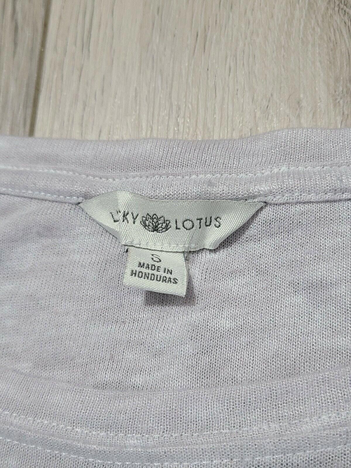 Lucky Brand Lucky Lotus Shirt Small 3/4 Sleeve Grey Yoga Size S / US 4 / IT 40 - 3 Thumbnail