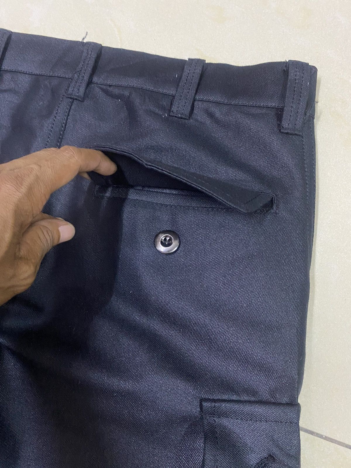 If Six Was Nine × Japanese Brand × Yasuyuki Ishii Japanese Brand Ichi Miri Waxed Cargo Pants Size US 31 - 6 Thumbnail
