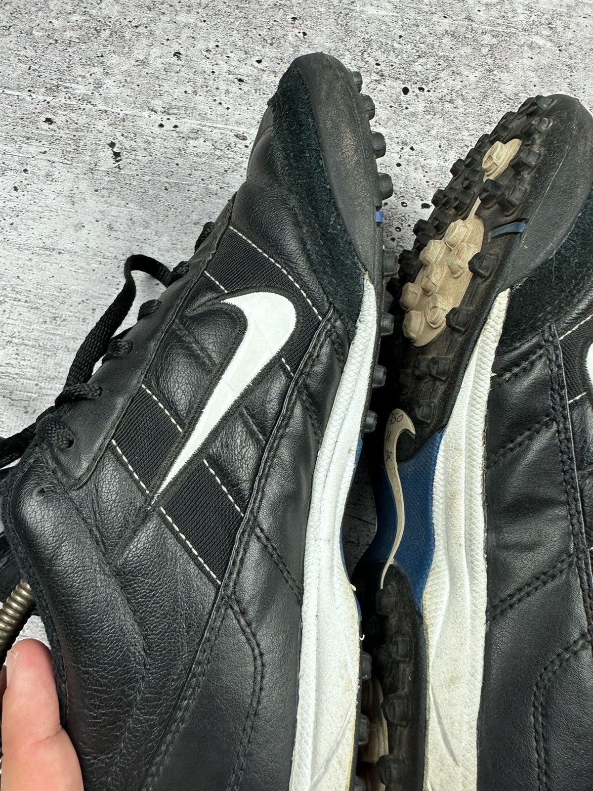 Nike × Vintage 2000 Nike Tiempo Pro Vintage Leather Soccer Boots Size US 9 / EU 42 - 9 Thumbnail