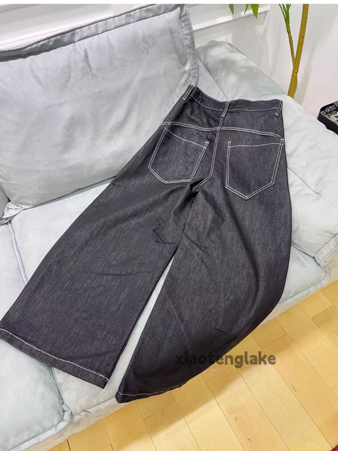 Vintage Utility loose baggy skate hiphop flared hiphop jeans Size US 30 / EU 46 - 5 Thumbnail
