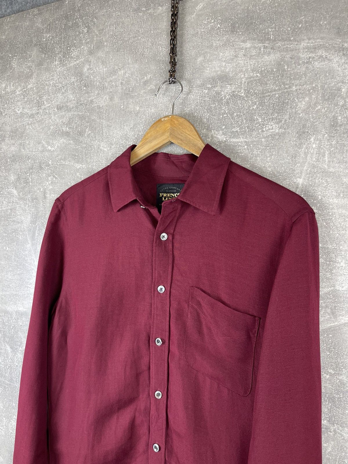 HARE × Vintage HARE French Linen Shirt Japan Relaxed Fit Minimalist Size US M / EU 48-50 / 2 - 4 Thumbnail