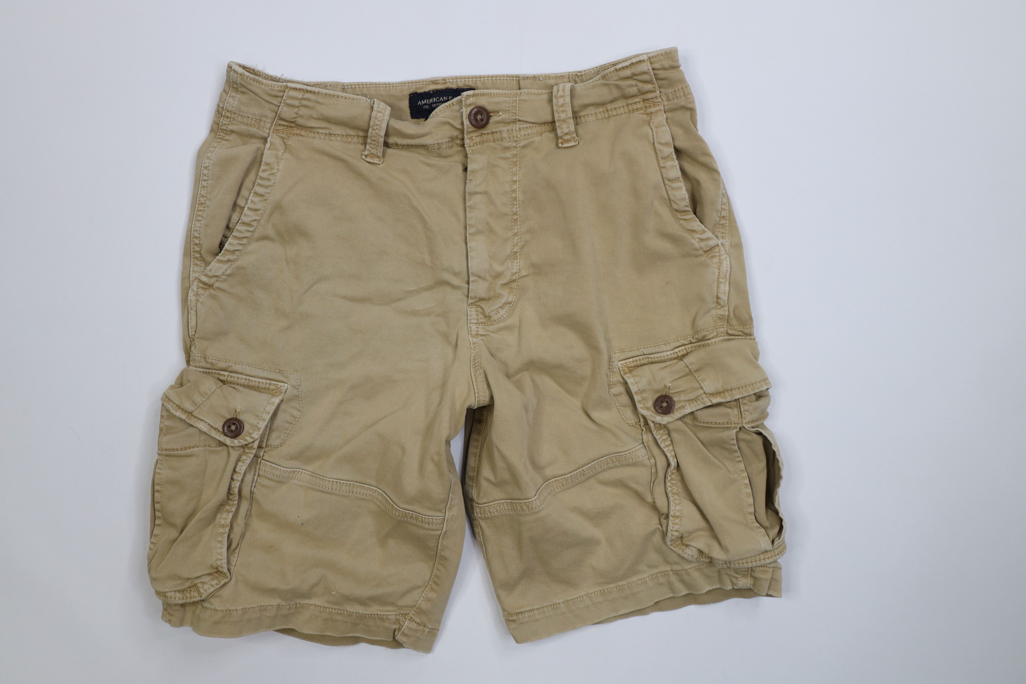 American Eagle Outfitters Vintage Y2K American Eagle Outfitters Cargo Shorts Brown Size US 32 / EU 48 - 1 Thumbnail