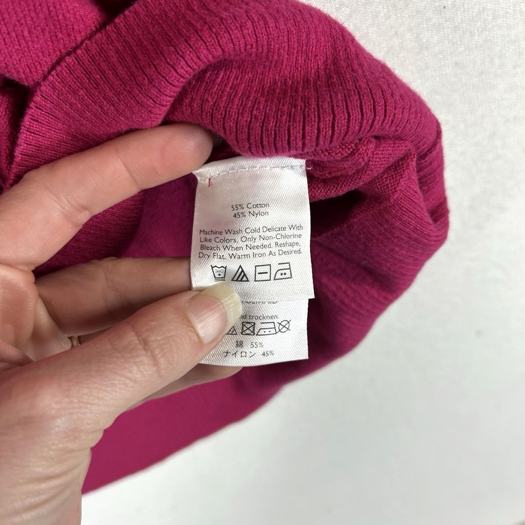 Eddie Bauer Eddie Bauer Scoop Neck Lightweight Sweater Womens XL Hot Pink Long Sleeve Top Size XL / US 12-14 / IT 48-50 - 4 Thumbnail