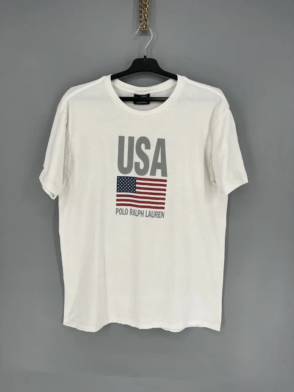 Polo Ralph Lauren Vintage Polo Sport Ralph Lauren USA Flag Shirt atlanta 1996 Size US M / EU 48-50 / 2 - 1 Thumbnail