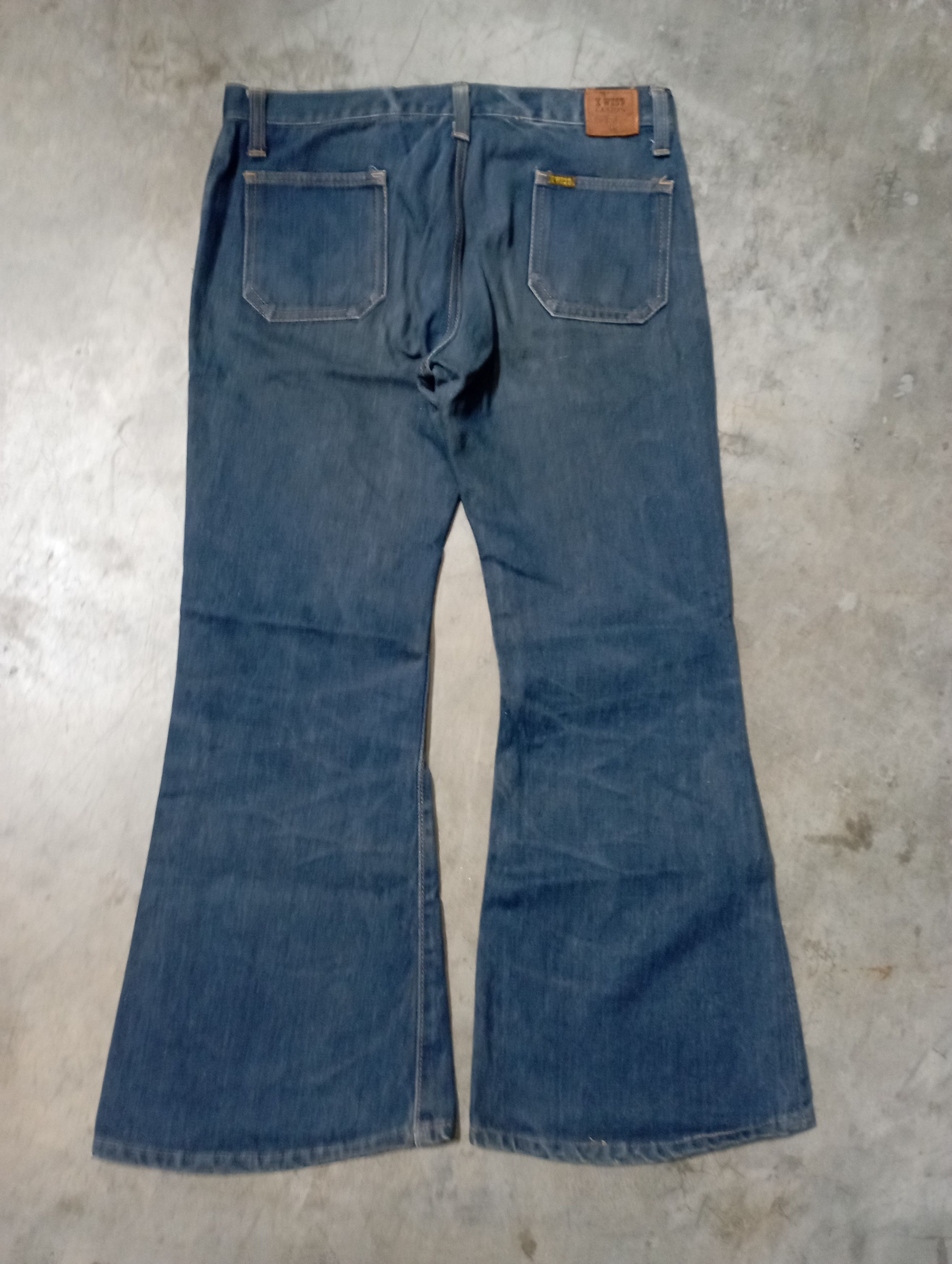 Vintage Super Flare Jeans Vintage 70's Bush Pant X-WEST CANTON USA Size US 32 / EU 48 - 2 Thumbnail
