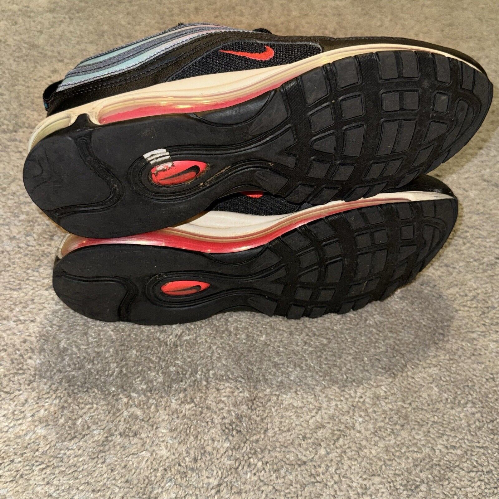 Nike Nike Air Max 97 "Blue Fury Ember" Men's Low Tops Size 11 Red Size US 11 / EU 44 - 6 Thumbnail