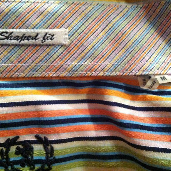 BUGATCHI BUGATCHI MENS PRE-OWNED COTTON CASUAL SHIRT SIZE: M Size US M / EU 48-50 / 2 - 10 Thumbnail