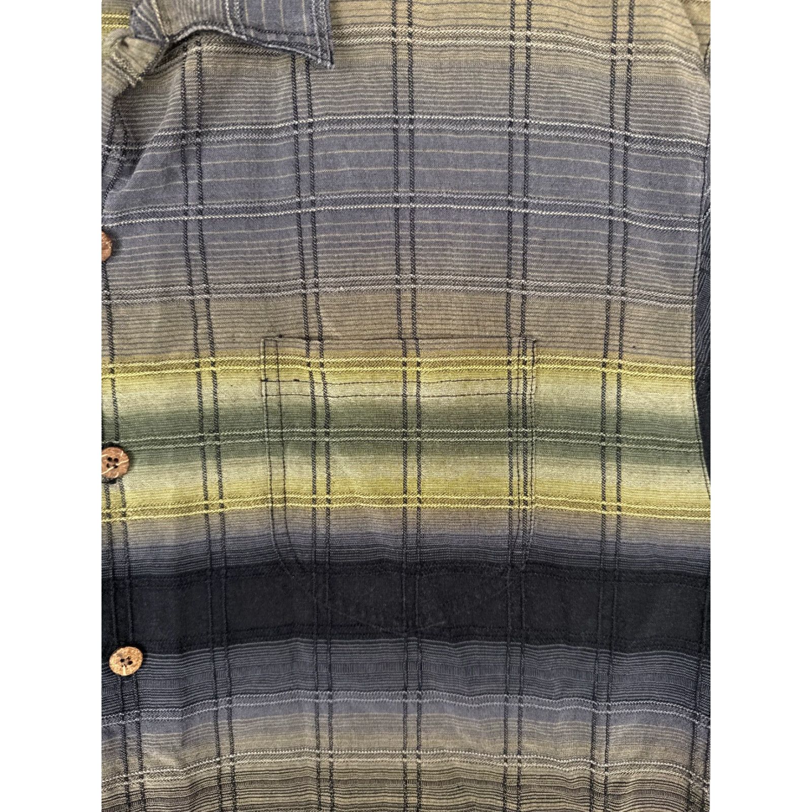 Tommy Bahama Tommy Bahama Shirt Men XL Blue Silk Hawaiian Button-Up Short Sleeve Stripe" Size US XL / EU 56 / 4 - 6 Thumbnail