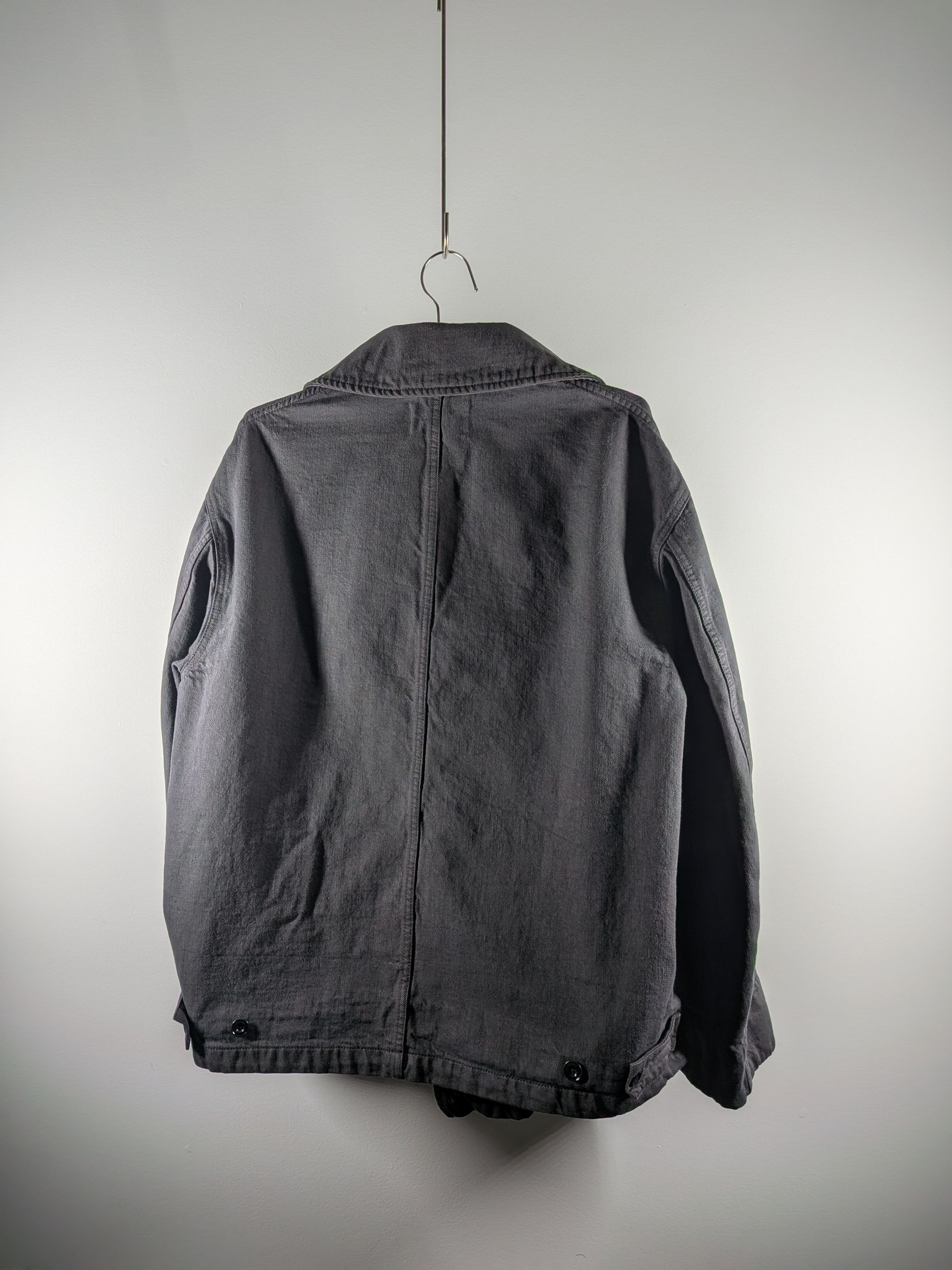 Lemaire Lemaire Gray Dispatch Heavy Denim Jacket Size US S / EU 44-46 / 1 - 2 Thumbnail