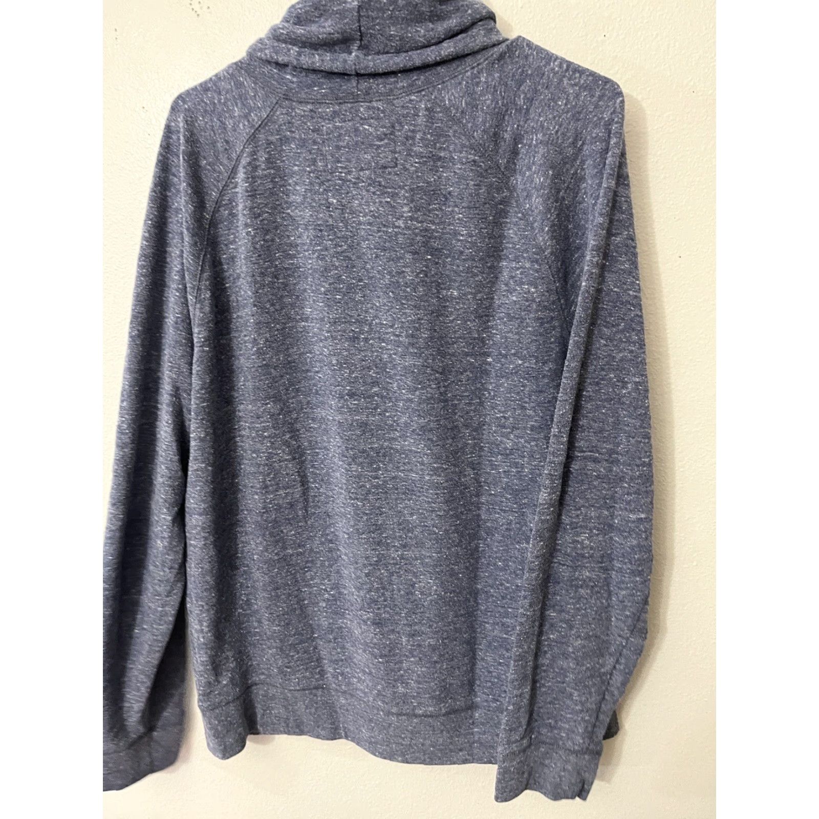 Express Express Knit Cowlneck Hoodie Sweater XL WOMEN Long Sleeve Blue Size XL / US 12-14 / IT 48-50 - 3 Thumbnail