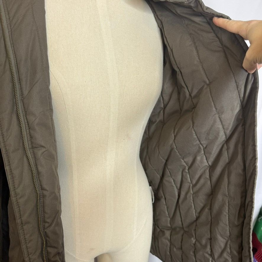 Members Only Members Only Belted Parka Puffer Coat Women 9/10 Olive Green Size M / US 6-8 / IT 42-44 - 6 Thumbnail