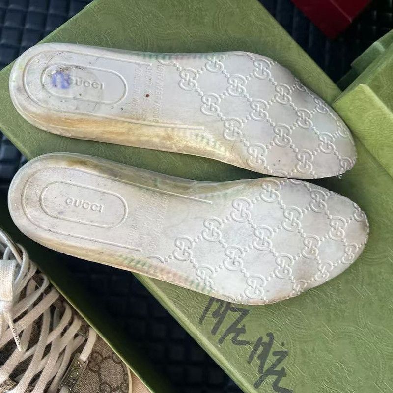 Gucci Gucci Ace Leather Low-Top Sneakers - Size US 8.5 / EU 41-42 - 6 Thumbnail