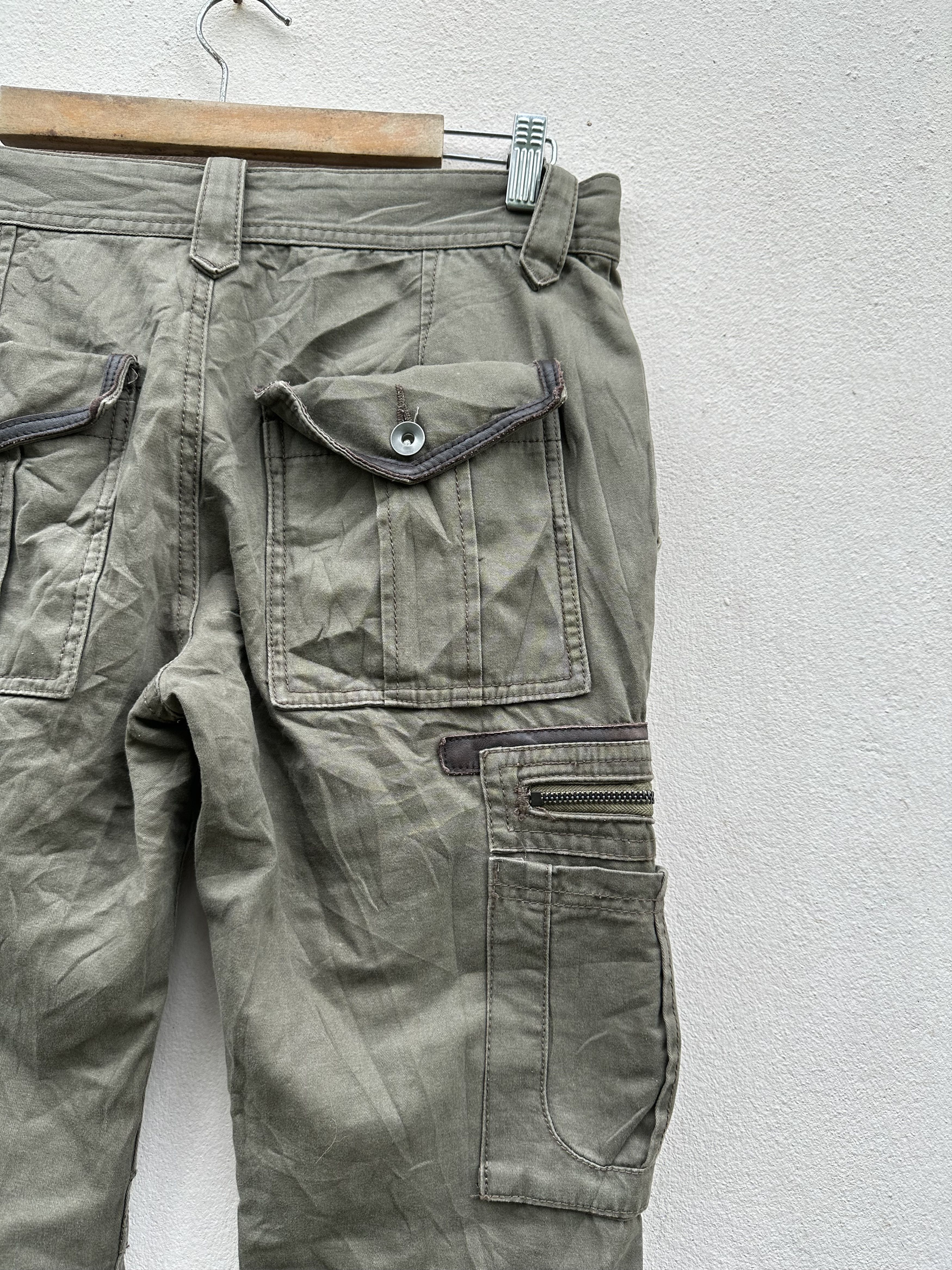 JACKROSE Japanese Brand JackRose Distressed Cargo Trouser Pant Size US 31 - 16 Thumbnail