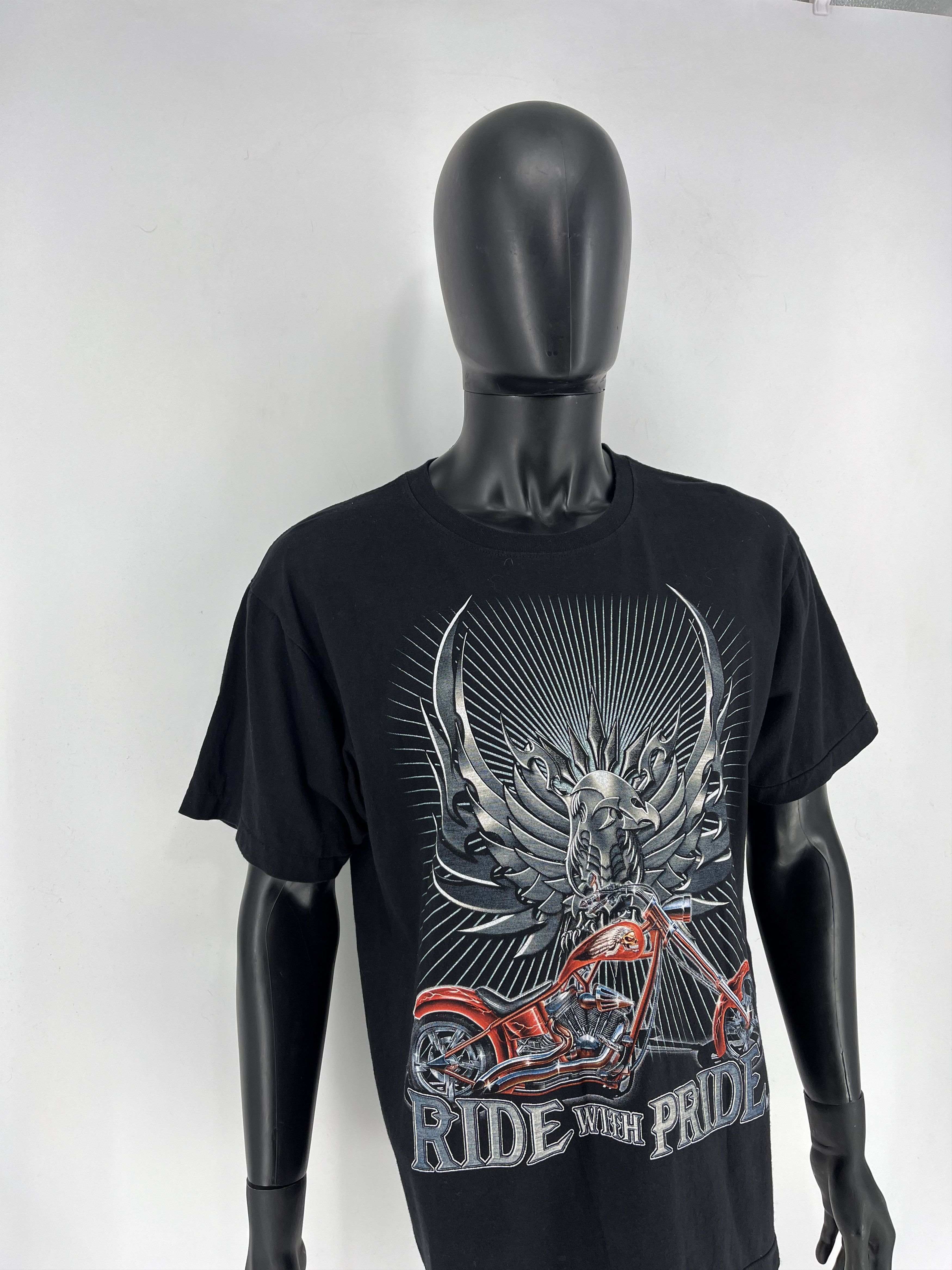 Harley Davidson × Vintage Vintage Bay Biker Ride With Pride Motobike Chopper Wild Size US L / EU 52-54 / 3 - 3 Thumbnail