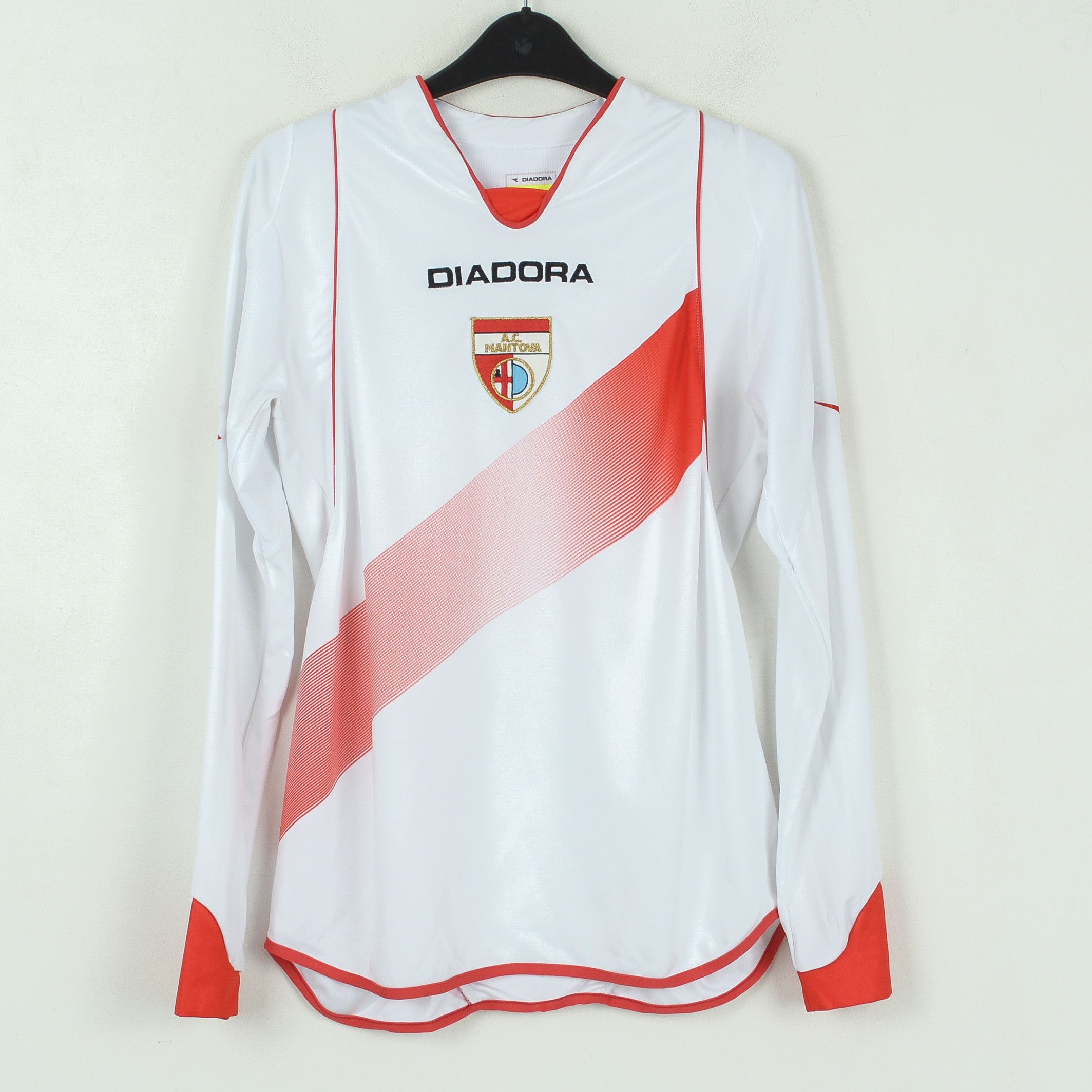 Diadora Mantova 1911 S Long Sleeve Home Jersey Shirt 2007 2008 Kit Size US S / EU 44-46 / 1 - 1 Thumbnail