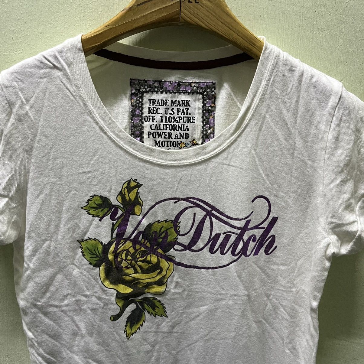 Von Dutch Rare Vintage Von Dutch Tees Size US XXS / EU 40 - 3 Thumbnail