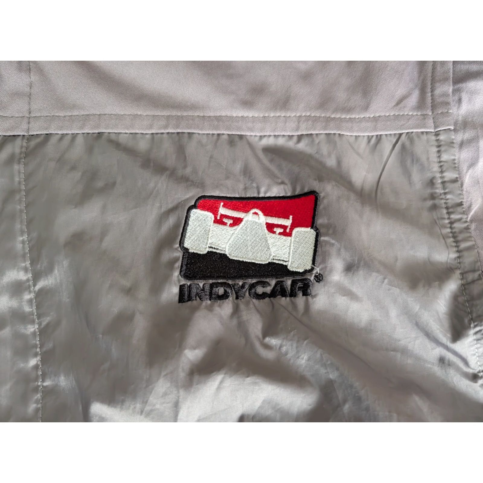 Nike Nike Jacket Mens Small Storm-FIT IndyCar Racing Gray Full Zip Windbreaker Size US S / EU 44-46 / 1 - 2 Thumbnail