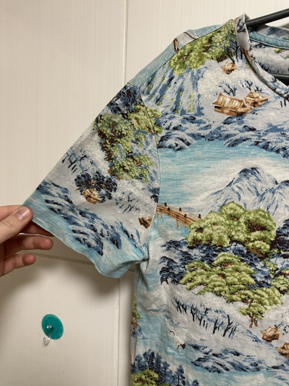 Japanese Brand × Polo Ralph Lauren Polo Ralph Lauren Men's Japanese Seascape Pocket T-Shirt Size US S / EU 44-46 / 1 - 4 Thumbnail