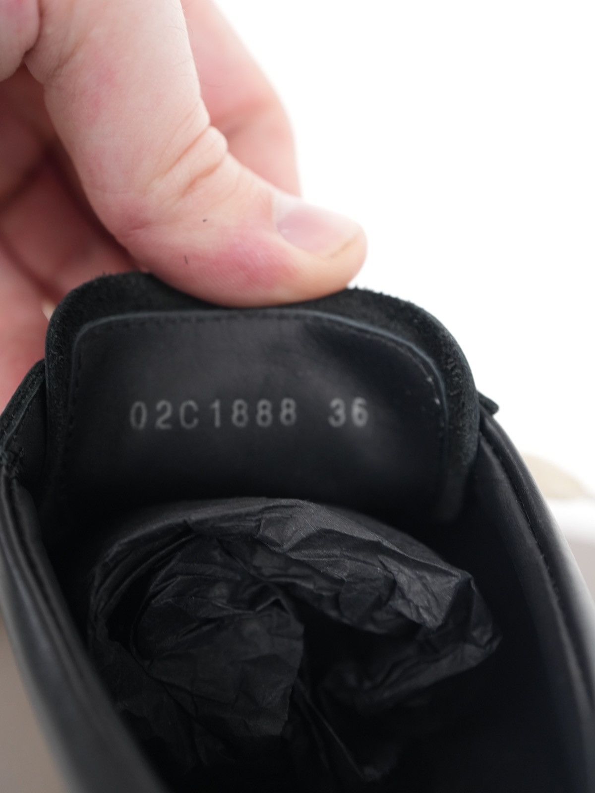 Rick Owens × Rick Owens Drkshdw Rick Owens Black Leather Vintage Vans Low Top Sneakers Size US 6 / IT 36 - 8 Thumbnail