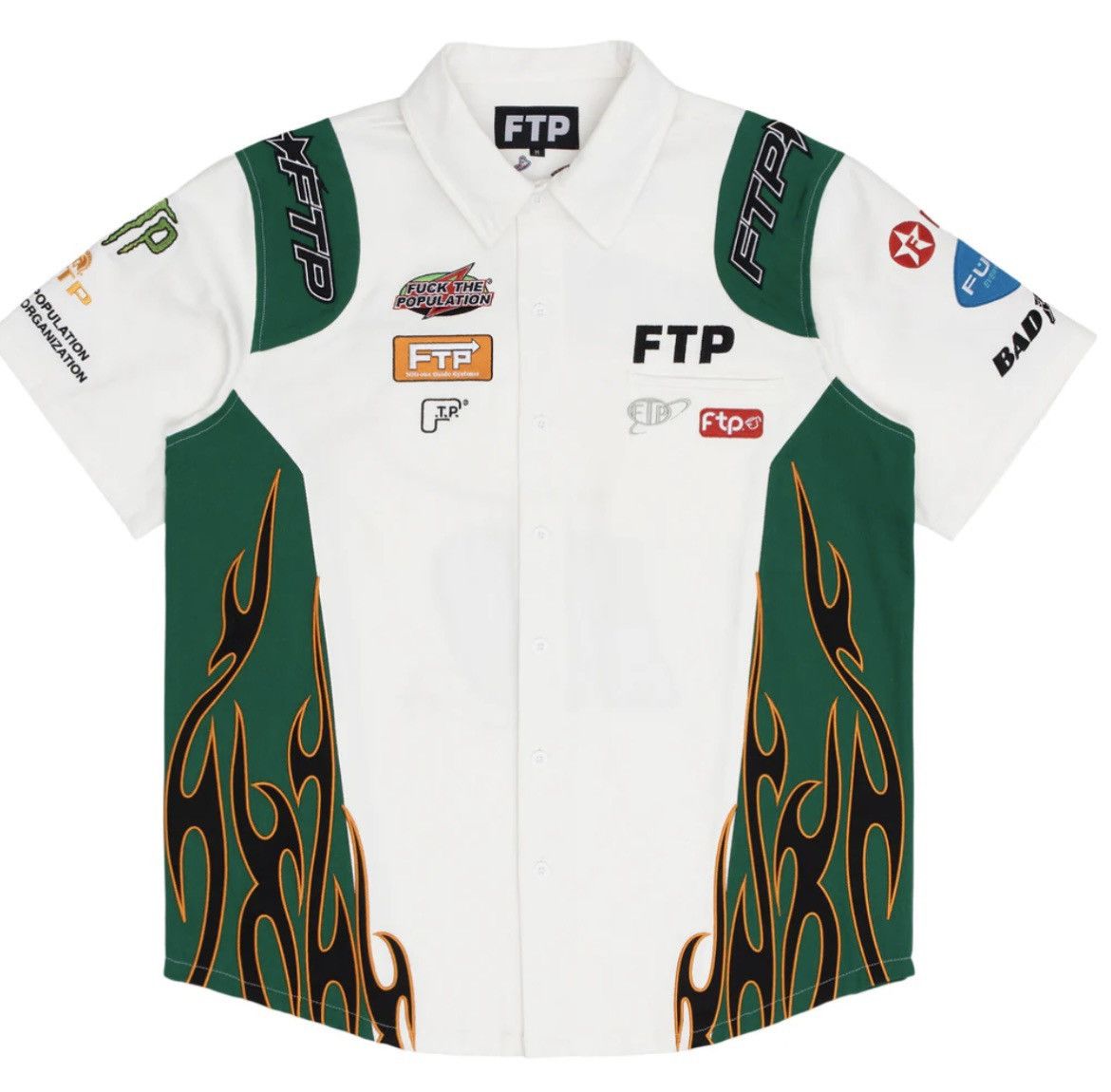 Fuck The Population FTP Raceway Button Up XXL Size US XXL / EU 58 / 5 - 1 Thumbnail