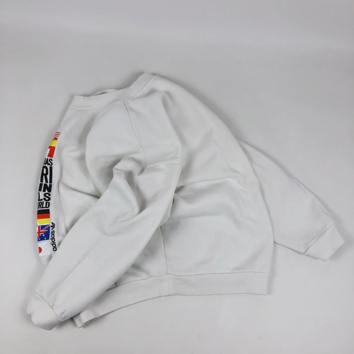 Adidas × Jeremy Scott ADIDAS Originals Archive Country Series Big Logo Sweatshirt Pullover Jumper 12 Size M / US 6-8 / IT 42-44 - 7 Thumbnail