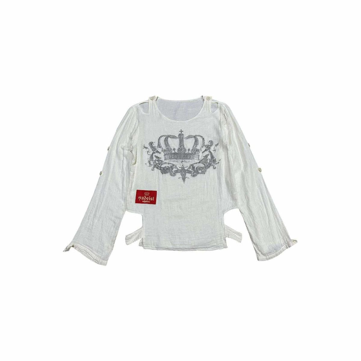 Japanese Brand 🔥Y2K Archived Hyde Hydeist Hydee’s Gauze Long Sleeve Shirt Size US S / EU 44-46 / 1 - 4 Thumbnail