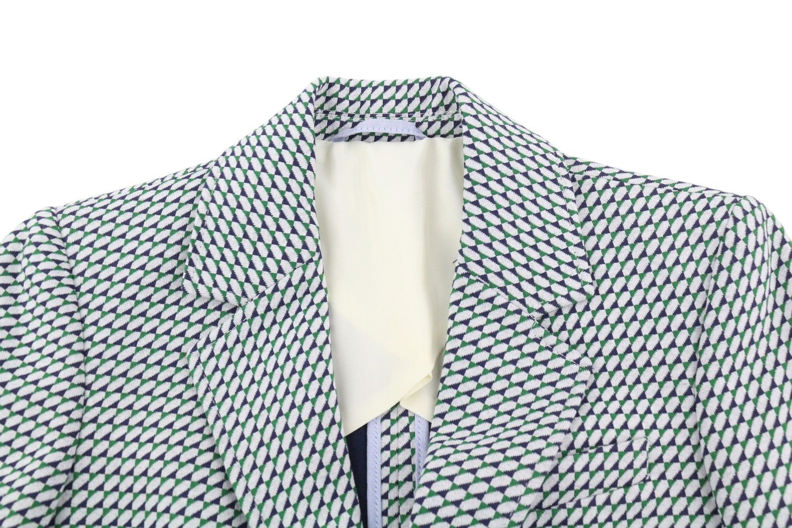 Gant GEO JERSEY EU34 Patterned Notch Half Lined Blazer 85536 Size XS / US 0-2 / IT 36-38 - 5 Thumbnail