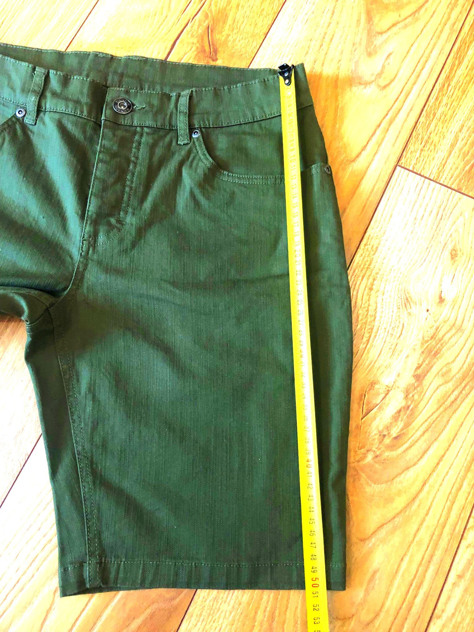 Rainbow Men's shorts denim elastic Rainbow size L/W32 green Size US 32 / EU 48 - 6 Thumbnail