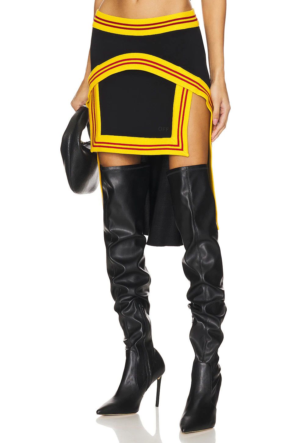 Off-White o1y1225 Midi Skirt in Multicolor Size 30" / US 8 / IT 44 - 2 Thumbnail