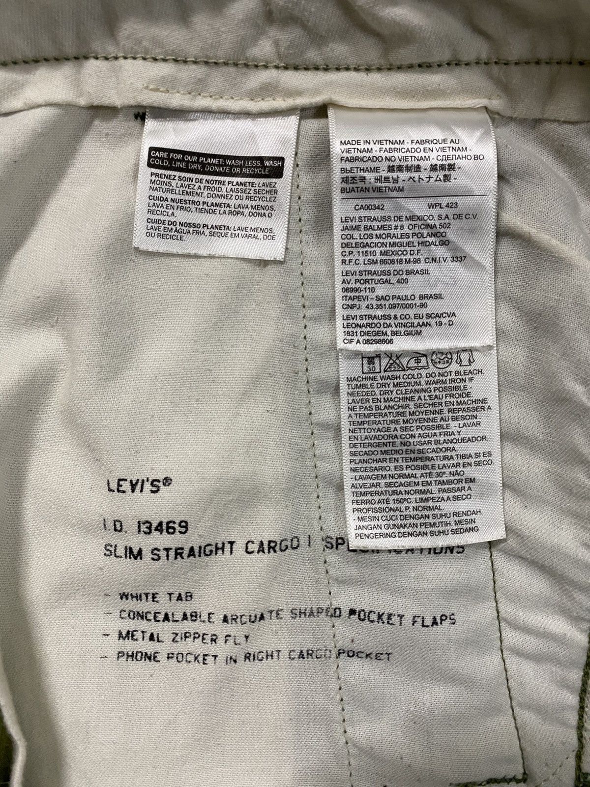 Levi's Levis Cargo Fade Green Military @294 Size US 34 / EU 50 - 6 Thumbnail