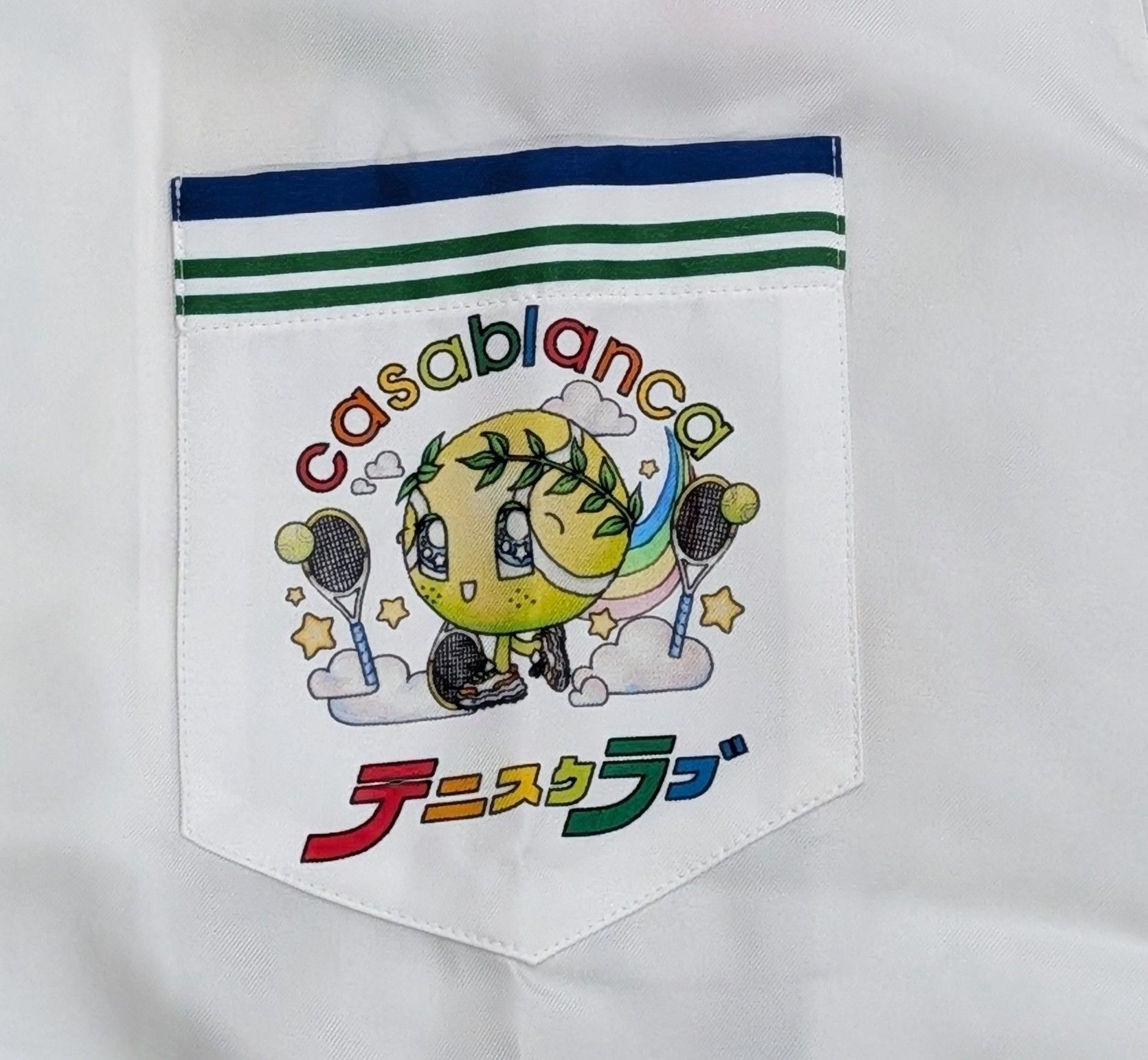 Casablanca Casablanca Mountain Tennis Ball Silk Button-Up Shirt 2XL Size US XXL / EU 58 / 5 - 3 Thumbnail