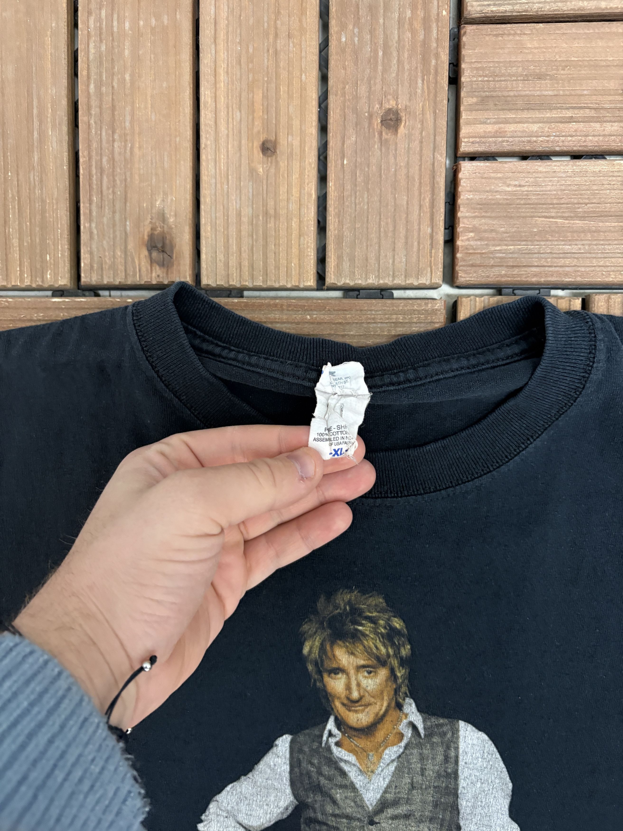 Vintage Rod Stewart Rockin' In The Round Vintage Tee Size US XL / EU 56 / 4 - 5 Thumbnail