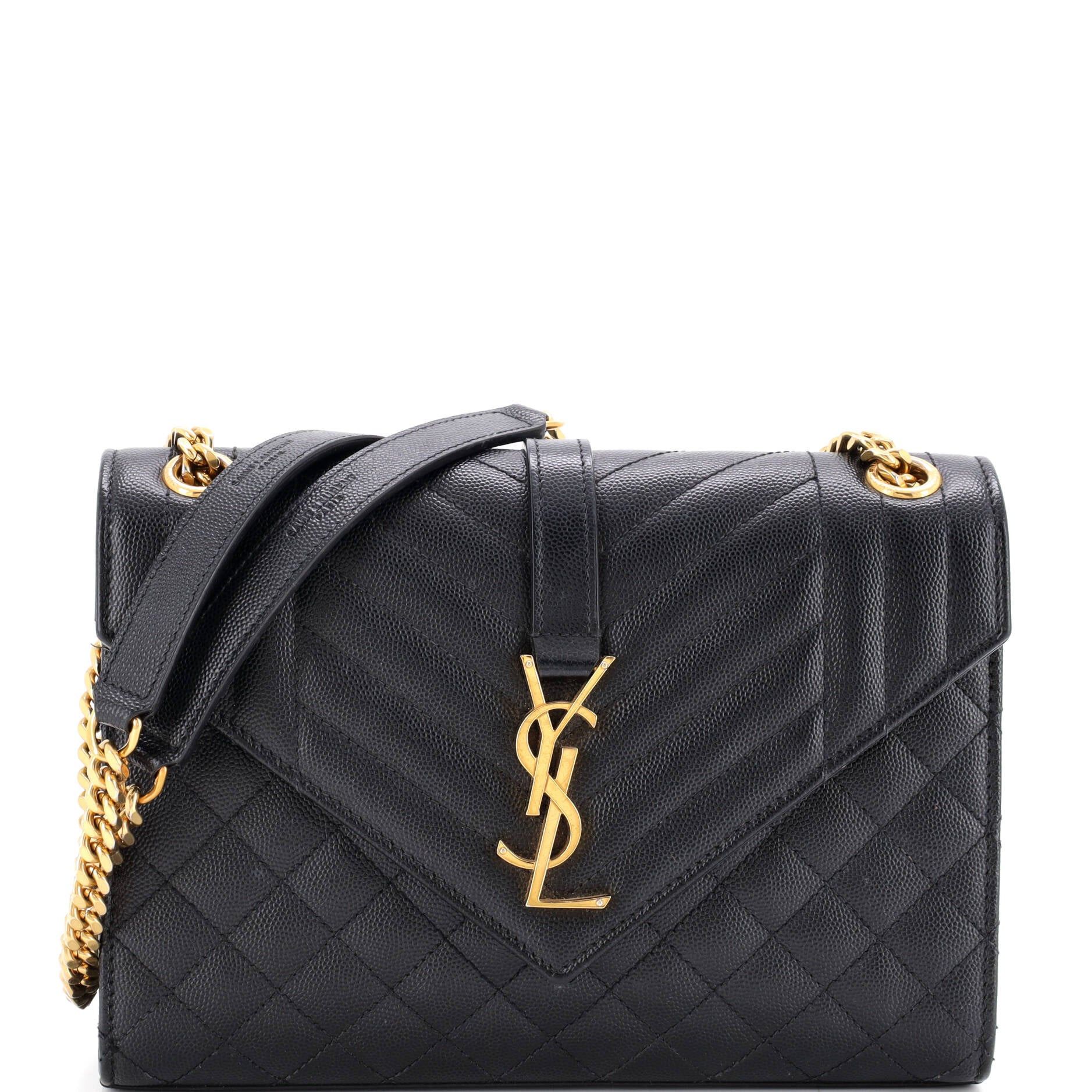 Saint Laurent Paris Classic Monogram Envelope Satchel Size ONE SIZE - 1 Thumbnail