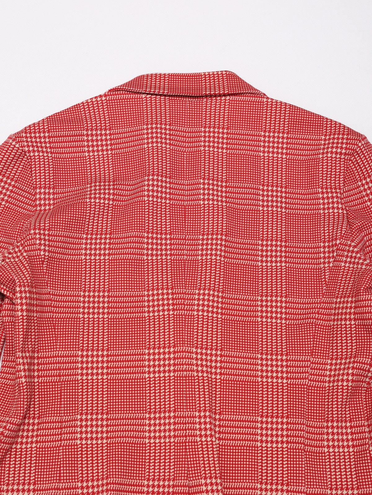 Circolo 1901 Circolo 1901 Red White Houndstooth Blazer Cotton Elastane Size L / US 10 / IT 46 - 10 Thumbnail