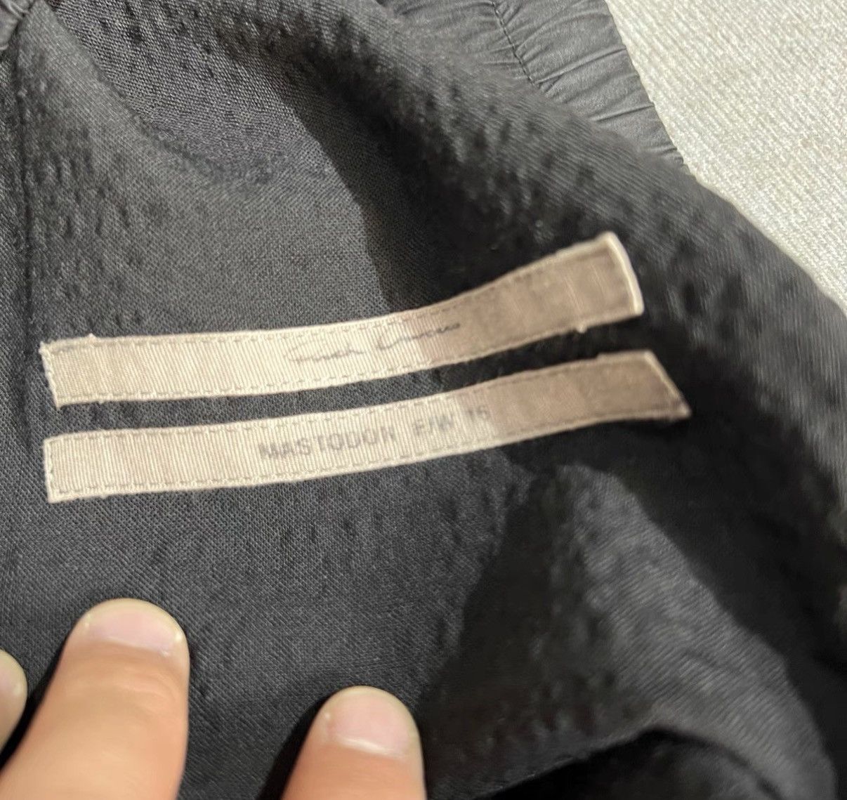 Rick Owens Rick Owens Drawstring Wool Drop-Crotch Cropped Pants Size US 36 / EU 52 - 5 Thumbnail