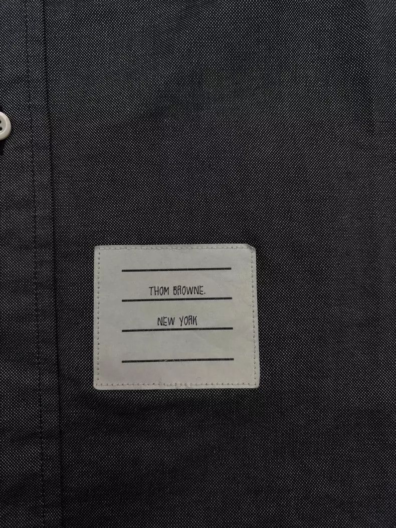 Thom Browne Thom Browne Dark grey shirt Size US L / EU 52-54 / 3 - 4 Thumbnail
