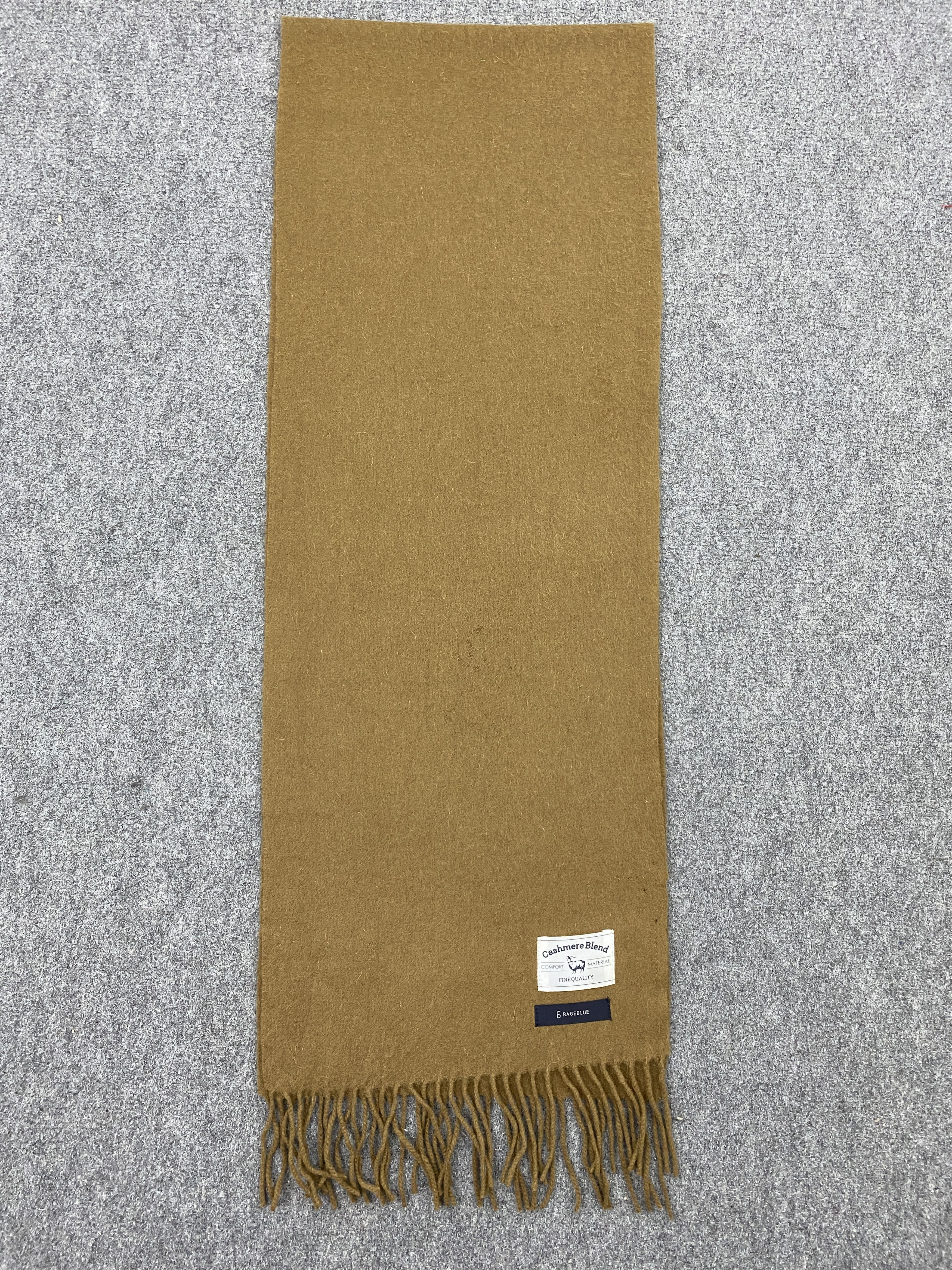 Japanese Brand Vintage Rageblue Cashmere Scarf Muffler / Neckwear - SC0030 Size ONE SIZE - 2 Thumbnail