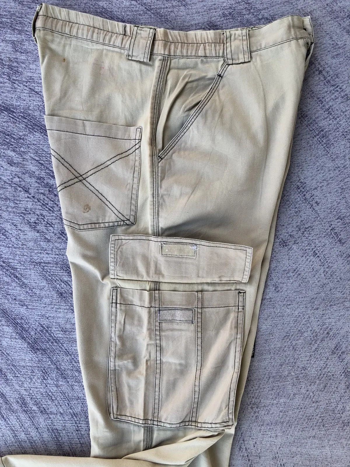 Japanese Brand × Vintage Faded Cargo Pants Japanesebrand 6 Pocket Tactical Size US 29 - 16 Thumbnail