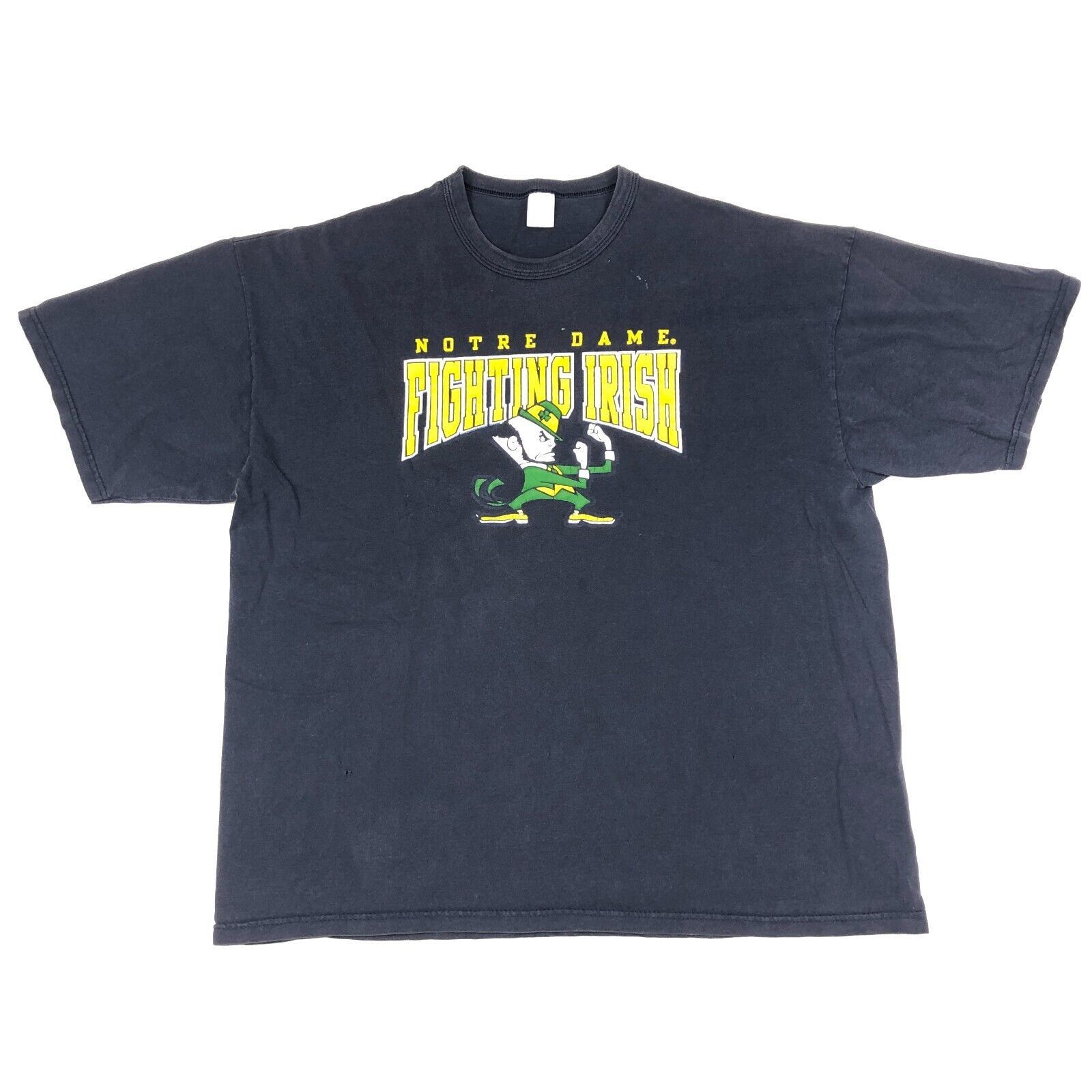 Russell Athletic × Vintage Vintage Russell Notre Dame Fighting Irish Navy Tee T Shirt Size US XXL / EU 58 / 5 - 1 Thumbnail