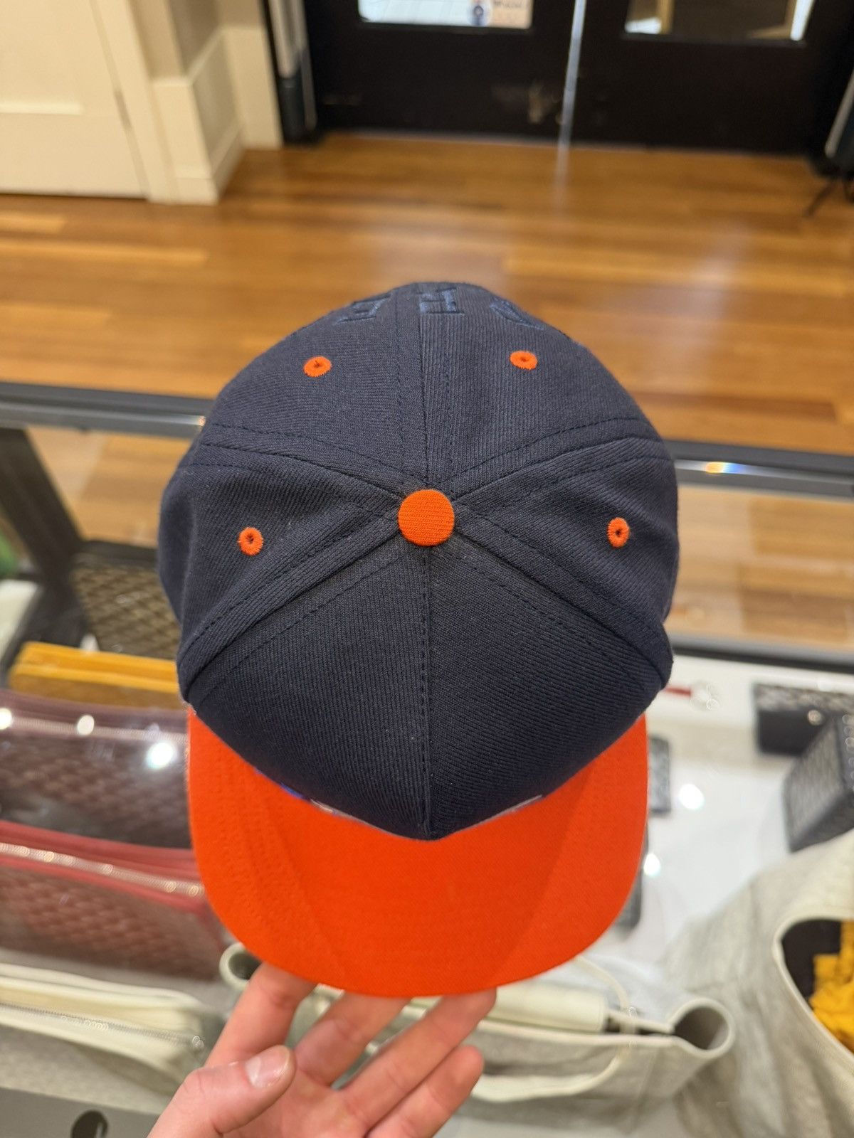 Supreme Supreme Champion 5 Panel Hat - Orange / Navy Size ONE SIZE - 5 Thumbnail