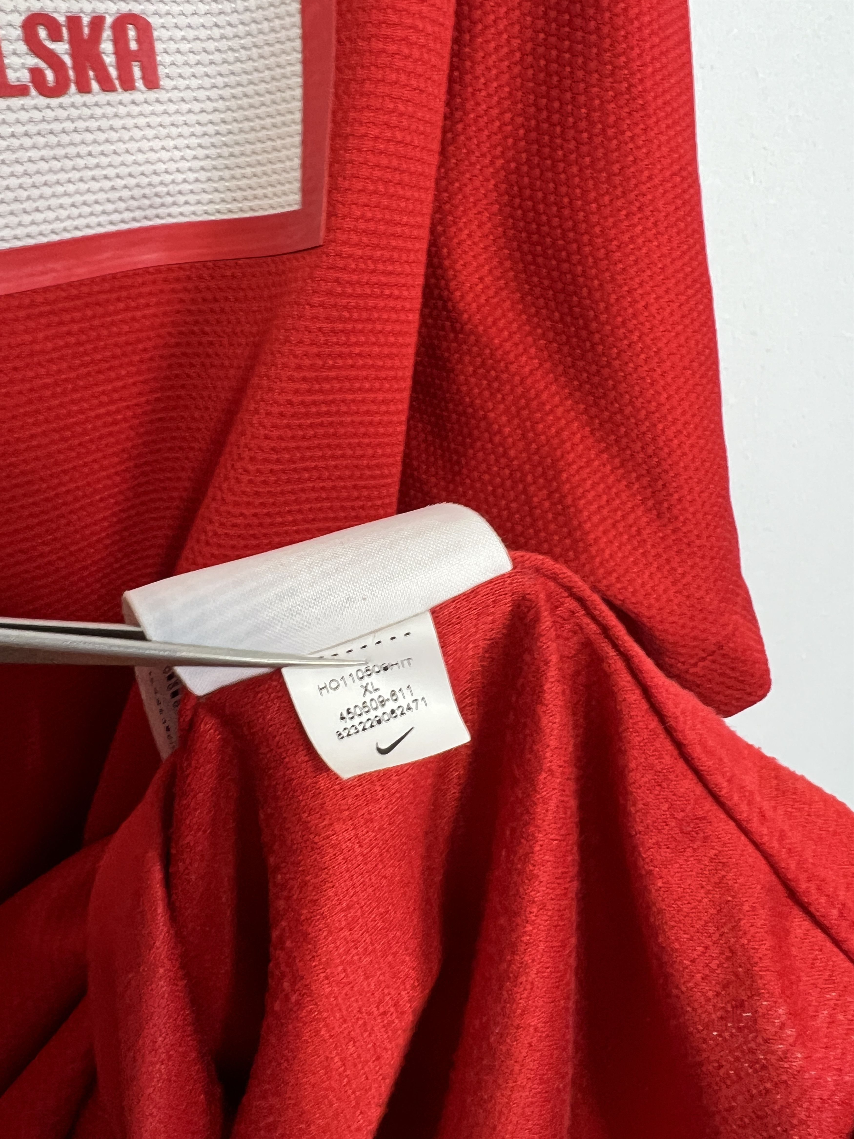 Nike Poland Away football shirt 2012 Soccer Jersey Trikot Rare Size US XL / EU 56 / 4 - 8 Thumbnail