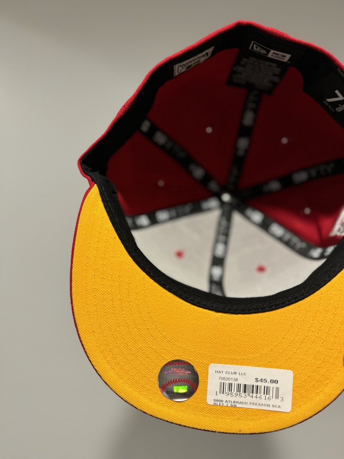 Hat Club × MLB × New Era Hatclub Exclusive Atlanta Braves Crossover Cool Fashion 3/8 Size ONE SIZE - 4 Thumbnail