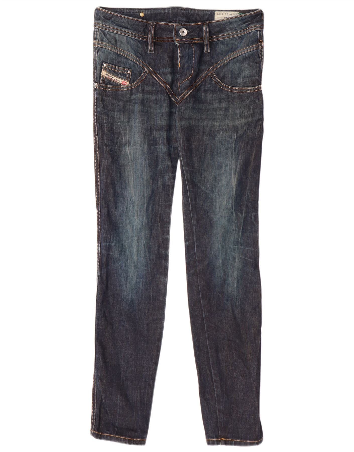 Diesel Womens Breaze Skinny Jeans W27 L29 Blue Cotton Size 27" / US 4 / IT 40 - 1 Thumbnail