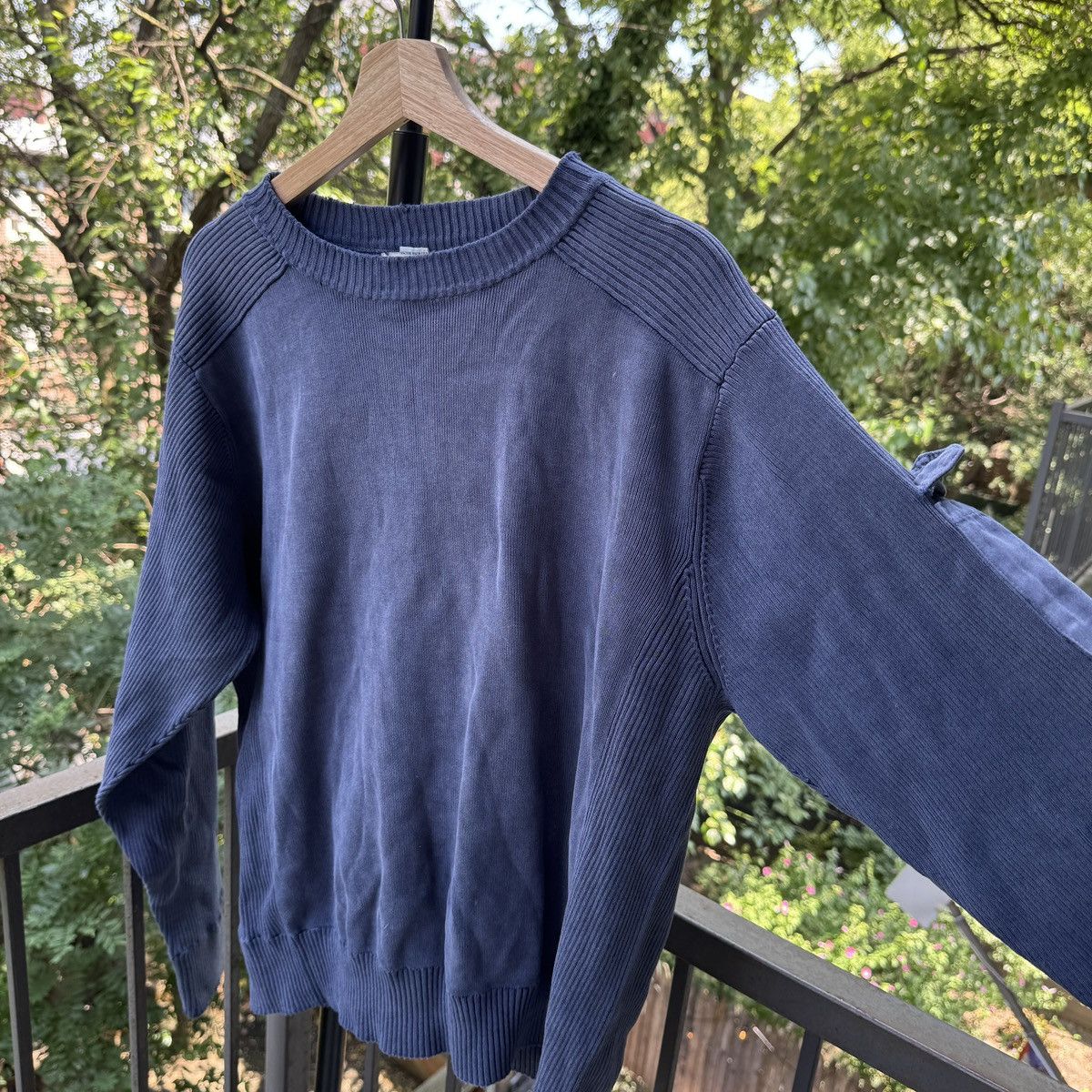 Vintage Thrashed Faded Distressed Levi’s Ribbed Shirt Sweatshirt ERD Size US L / EU 52-54 / 3 - 5 Thumbnail