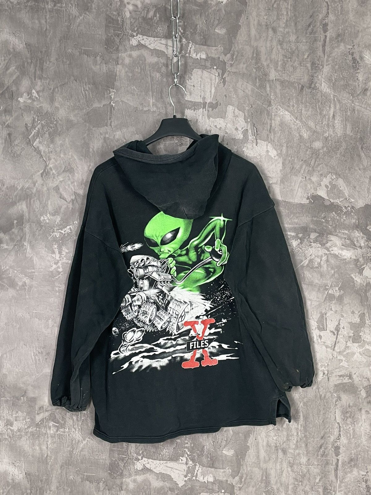 Vintage Vintage The X Files Faded Distressed Graphic 90s Hoodie Size US M / EU 48-50 / 2 - 8 Thumbnail