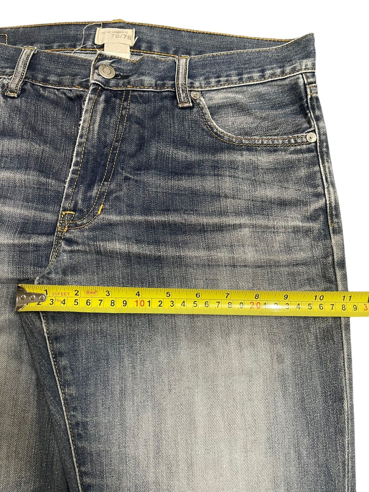 Gap Vintage Gap Blue Faded Wash Style Distressed Loose Jeans Size US 32 / EU 48 - 15 Thumbnail