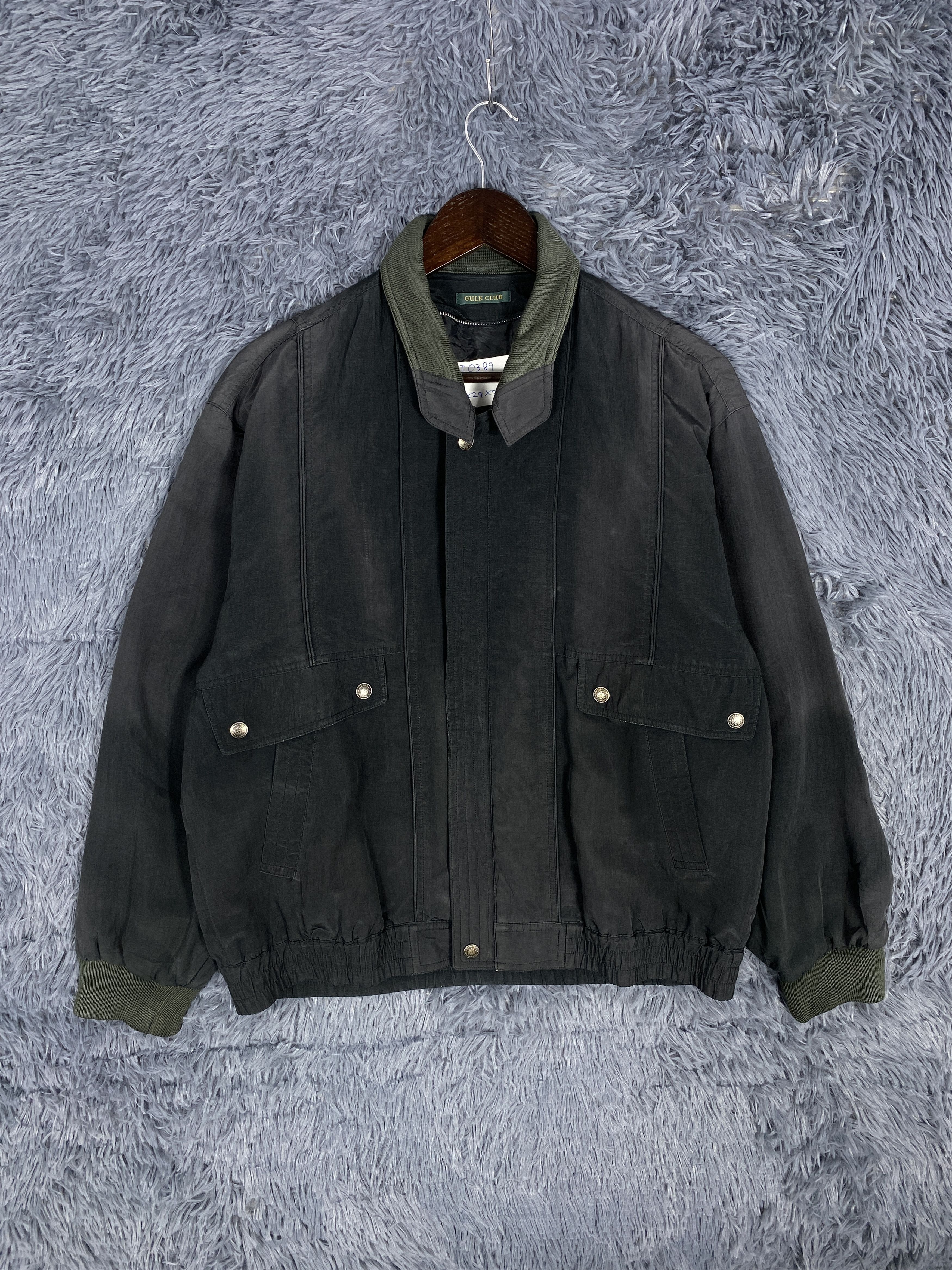 Japanese Brand Vintage Gulk Club ZIp Up Bombers Jacket Size US S / EU 44-46 / 1 - 1 Thumbnail