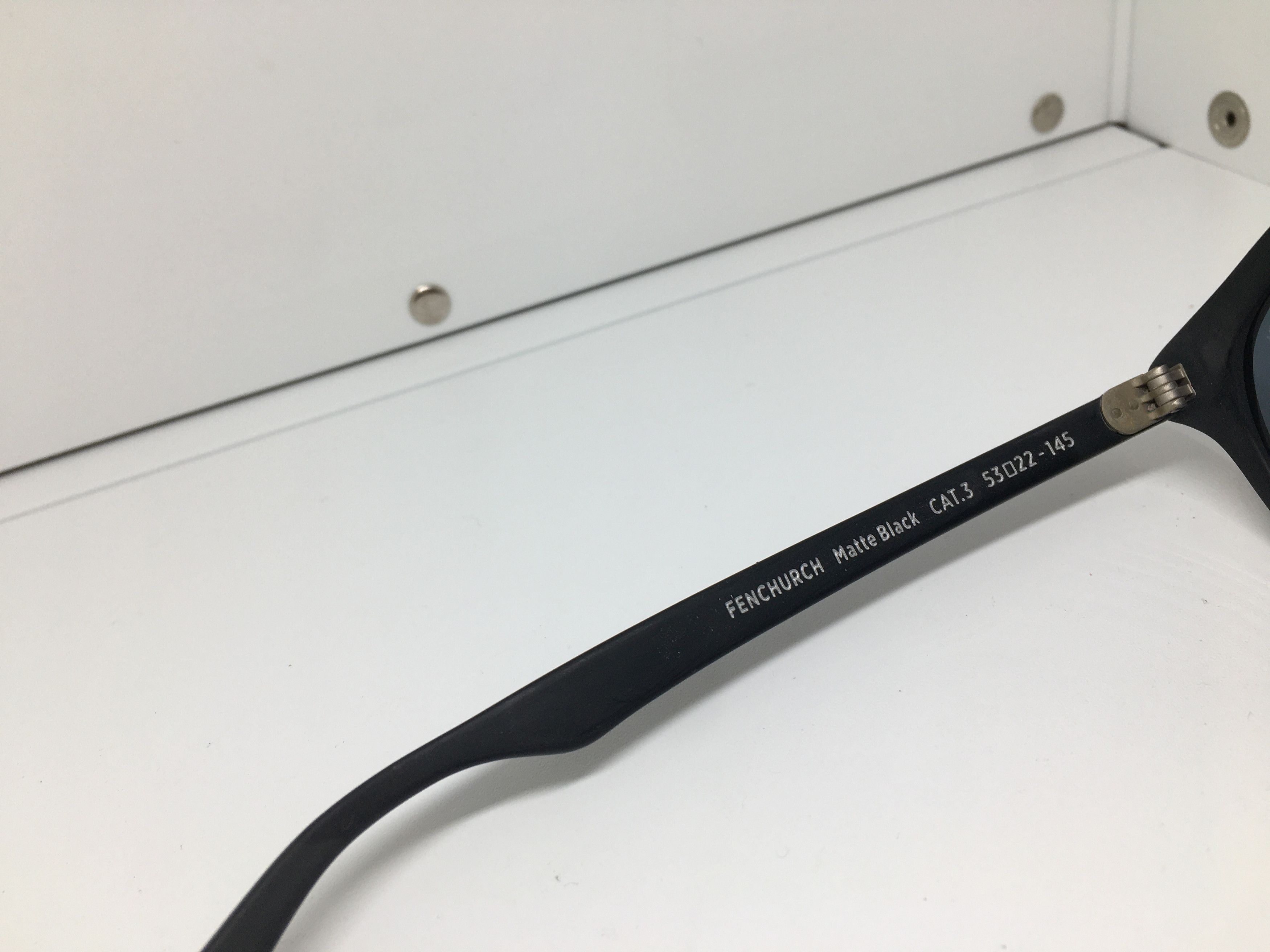 Other Oliver Gold Smith Matte Black Sunglasses Frame Size ONE SIZE - 6 Thumbnail