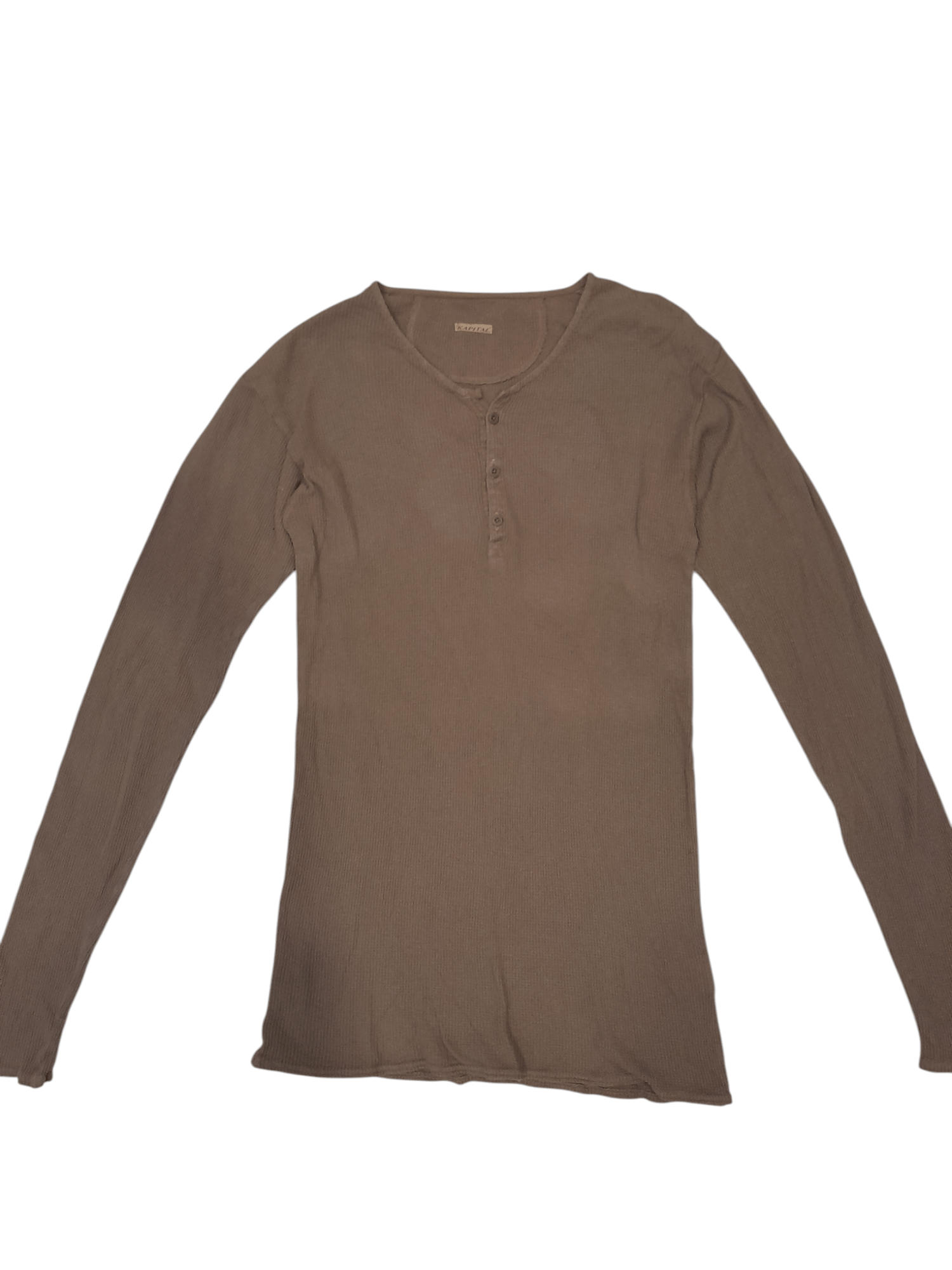 Kapital Kountry KAPITAL Japan Waffle Knit Shirt (F640) Size US L / EU 52-54 / 3 - 2 Thumbnail